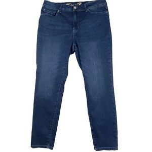 Seven7 Jeans Womens Size 14 Booty Shaper High Rise Dark Wash Denim Stretch